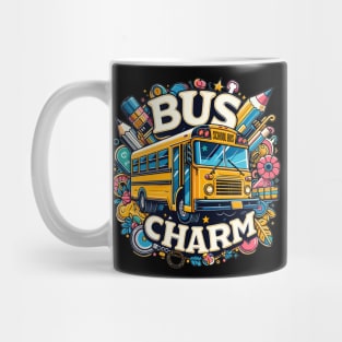 School Bus Education, Bus Charm Mug